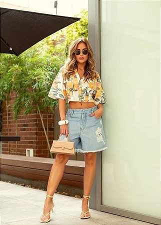 Short Destroyed Jeans Lilly Belle 10238