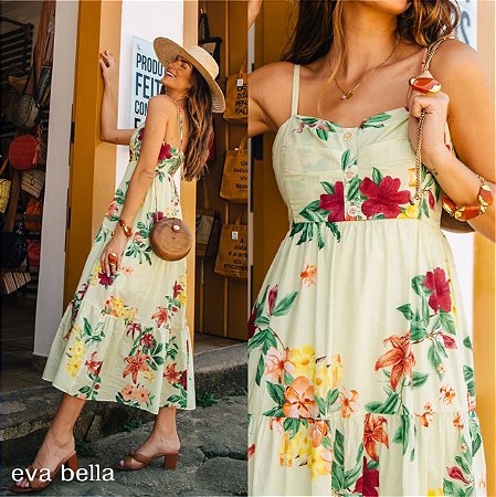 Vestido Estampado Eva Bella Celina