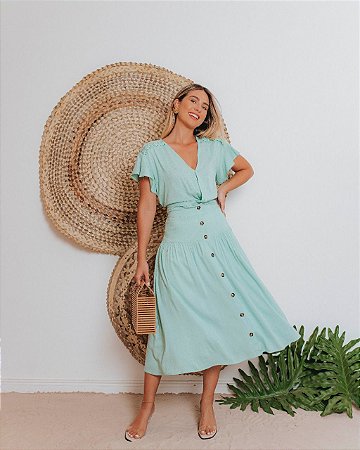Saia Longa Midi Eva Bella Lorenna