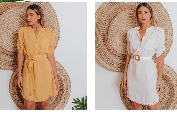 Vestido Chemisie Eva Bella Bruna