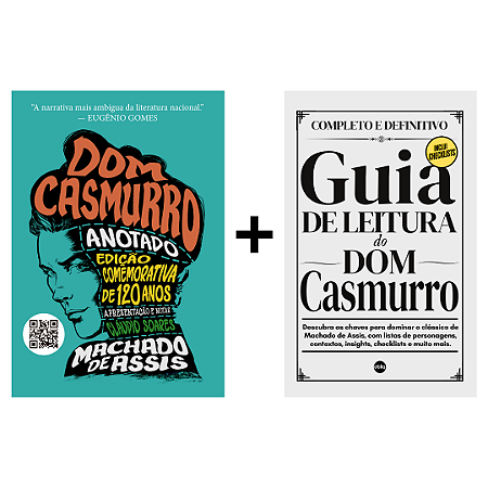 COMBO Dom Casmurro Anotado + Guia de Leitura do Dom Casmurro (GRÁTIS) - Promoção Especial AGOSTO 2024