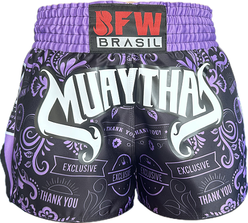 SHORT MUAY THAI PREMIUM LILÁS