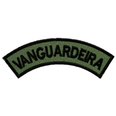 Distintivo Semicircular Bordado de Baixa Visibilidade - Manicaca VANGUARDEIRA
