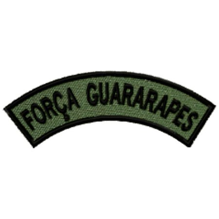 Distintivo Semicircular Bordado de Baixa Visibilidade - Manicaca FORÇA GUARARAPES