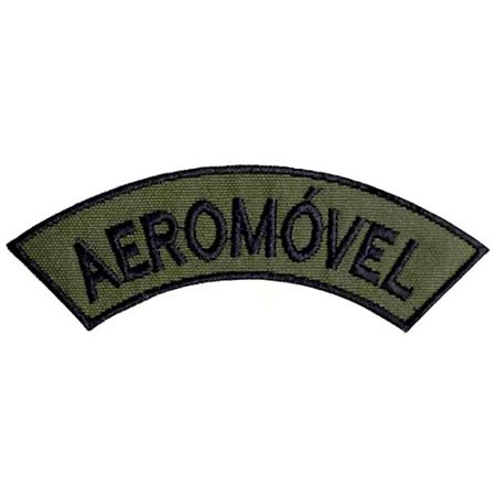 Distintivo Semicircular Bordado de Baixa Visibilidade - Manicaca AEROMÓVEL