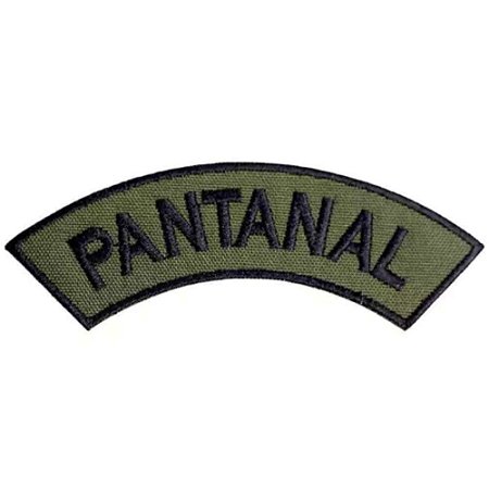 Distintivo Semicircular Bordado de Baixa Visibilidade - Manicaca PANTANAL