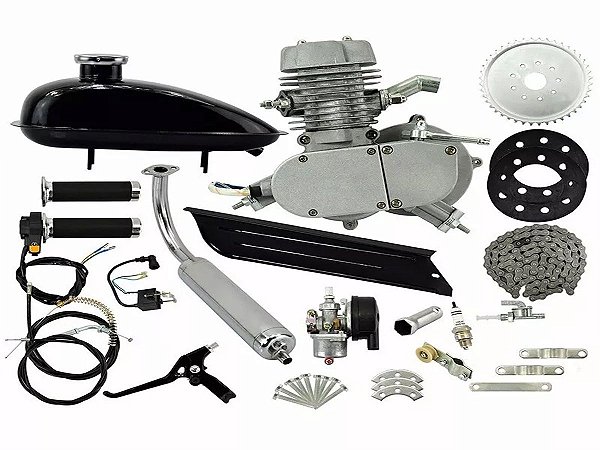 Kit Motor Completo para Bicicleta Top Performance 4º Geração 80cc