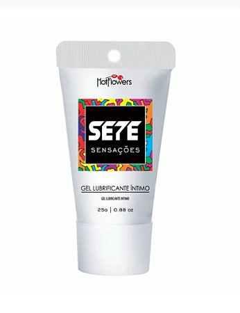 SETE SENSAÇÕES LUBRIFICANTE ÍNTIMO ANAL COM AÇÃO DESSENSIBILIZANTE HOT FLOWERS