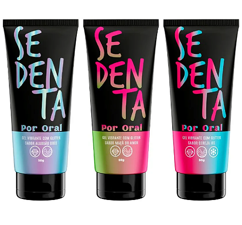 Gel Comestível com Glitter Sedenta por Oral