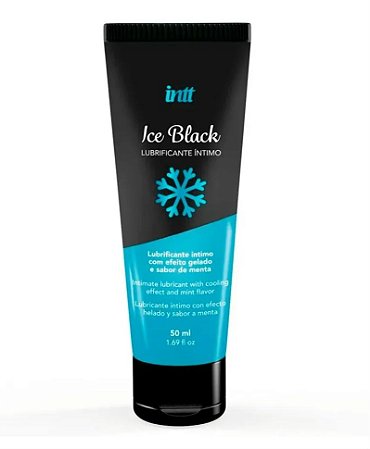 Ice Black Lubrificante a Base de Água Sabor Menta