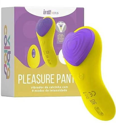 Pleasure Panty Vibrador de Calcinha Linha Vibra Collors 9 Modos de Vibração