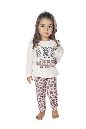 Pijama Infantil Feminino Moderno em Malha da Have Fun - Tipinhos Moda  Infantil e Juvenil