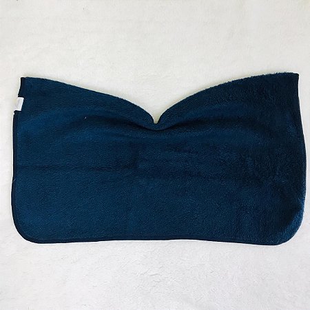 Manta de Bebê em Pele Azul Marinho da Malharia Noruega - TAM UN