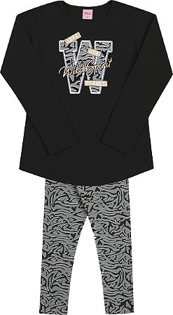 Conjunto Infantil Feminino com Legging - Cores Diferentes