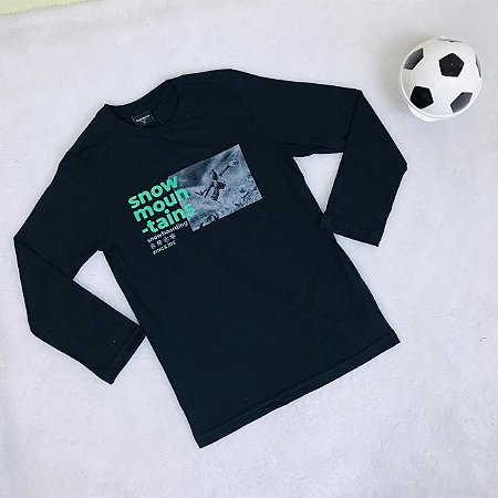Camiseta Infantil Masculina Preta Skate da King joe