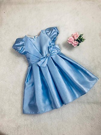 Vestido petit cherie azul shops claro