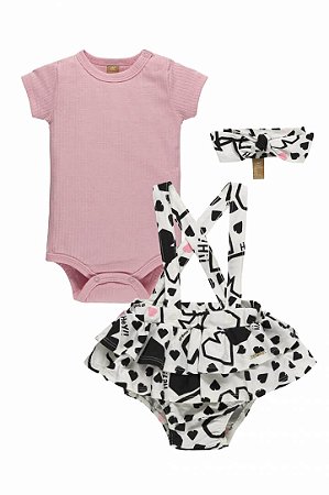 Conjunto de Bebê Feminino Tapa Fraldas da Up Baby