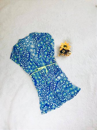 Saida de Praia Azul com Neon da Vanilla Cream