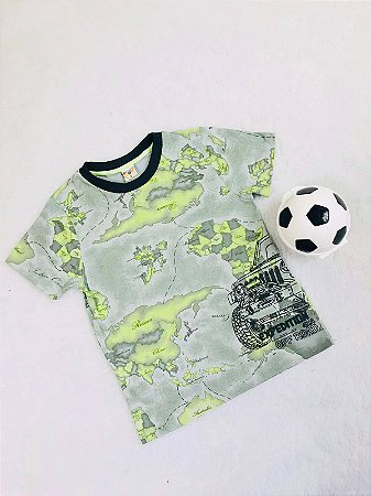 Camiseta Infantil Masculina de Carro da Have Fun