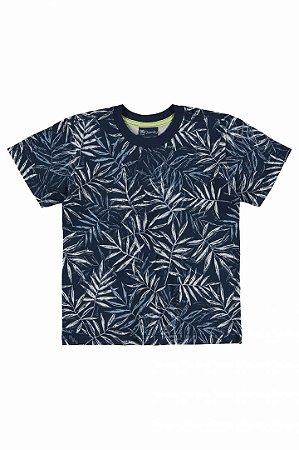 Camiseta Infantil Masculina Folhagem  Duas Cores da Quimby