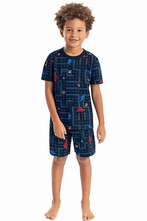Pijama Infantil Masculino Duas Cores Dinossauro da Quimby