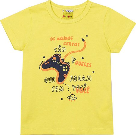 Camiseta Infantil Masculina de Game da Nini Bambini