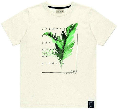 Camiseta Infantil Masculina de Algodão da Lamon