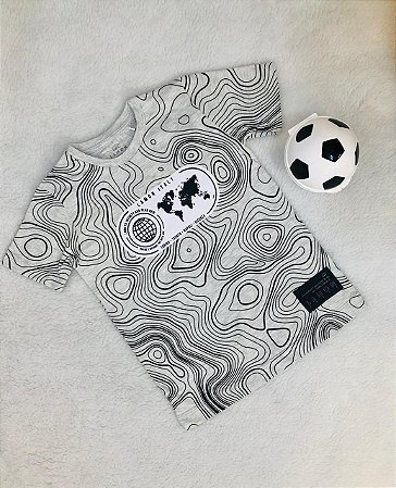 Camiseta Infantil e Juvenil Mescla Clara da Lamon