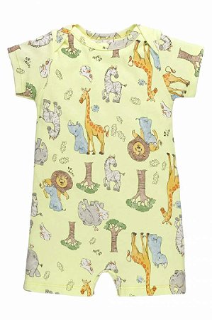 Banho de Sol de Bebê Masculino de Safári da Up baby