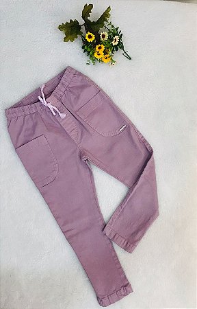 Calça Infantil Feminina Sarja com Stretch da Have Fun