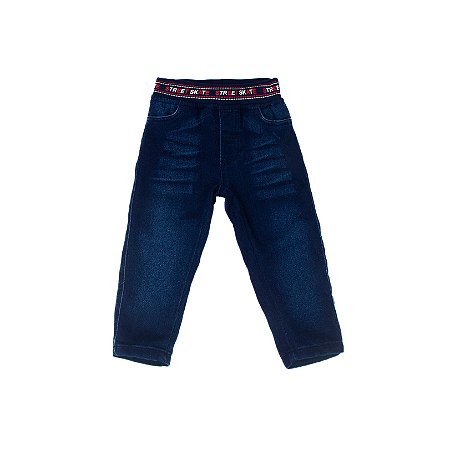 Calça Infantil Masculina Jeans Molecotton Cós da Have Fun