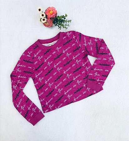 Blusa Infantil e Juvenil Modelo Beija Cós
