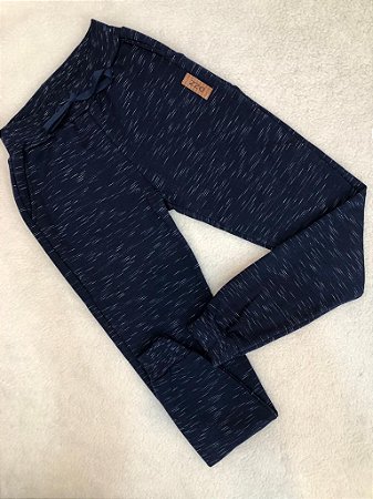 Calça de Moletom Juvenil Rajada Cores Diferentes
