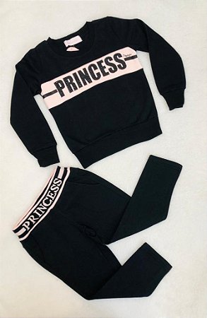 Conjunto de frio Feminino Princess da Pituchinhus