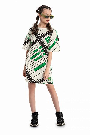Vestido Juvenil Casual de Verão Moderno da Gloss