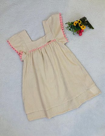 Vestido Infantil e de Bebê de Verão Soltinho em Algodão