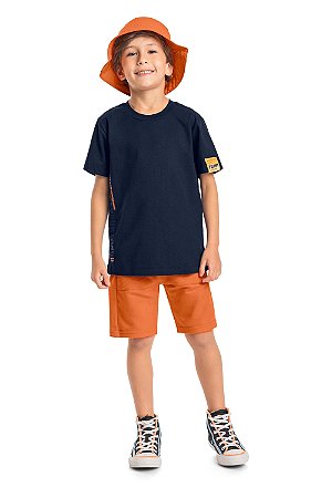 Conjunto Infantil Masculino com Bermuda da Quimby