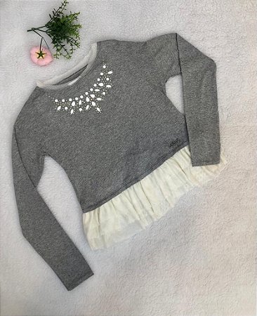 Blusa Infantil de Malha com Manga Longa da Animê