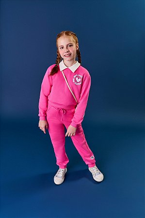 Conjunto Infantil de Frio Feminino Fechado da Abrange