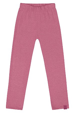Legging Infantil e Juvenil Cotton Pink Neon da Quimby