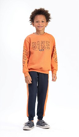 Conjunto Infantil de Frio Masculino Moletom Fechado