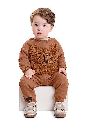 Conjunto Infantil e de Bebê de Frio Masculino da Quimby