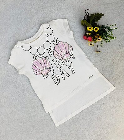 Blusa Infantil Feminina Arrumadinha Sereia da Animê