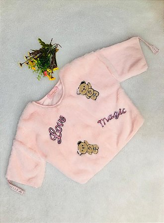 Blusa Infantil Pele Patches da Pituchinhus