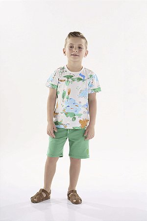 Conjunto Infantil Masculino da Up Baby Dinossauros