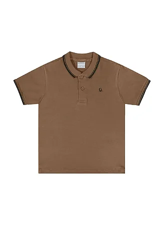 Camiseta Infantil Masculina da Quimby Polo Piquet