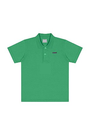 Camiseta Infantil Masculina da Quimby Polo Malha de Algodão