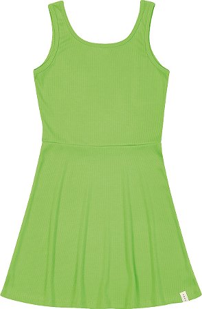 Vestido Juvenil Casual Fresquinho Malha Canelada