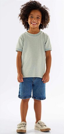Camiseta Infantil da Up Baby Arrumada Mangas Curtas