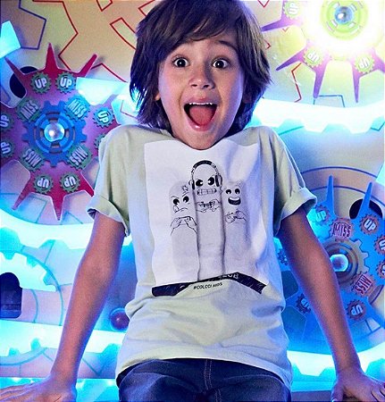 Camiseta Infantil Verde de Manga Curta da Colcci